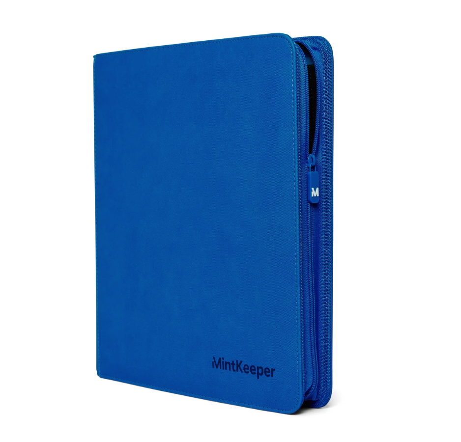 MintKeeper - Premium 12-Pocket Zip Card Binder