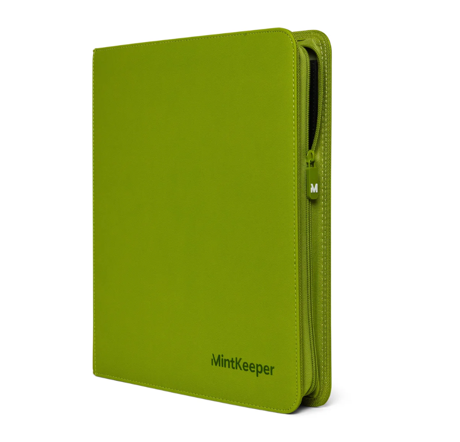 MintKeeper - Premium 12-Pocket Zip Card Binder