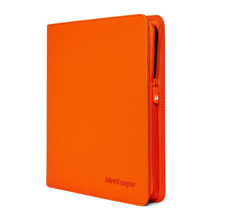 MintKeeper - Premium 12-Pocket Zip Card Binder
