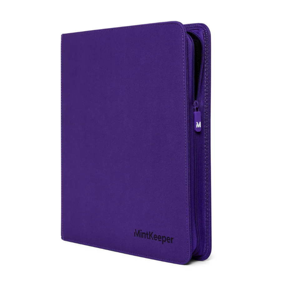 MintKeeper - Premium 12-Pocket Zip Card Binder