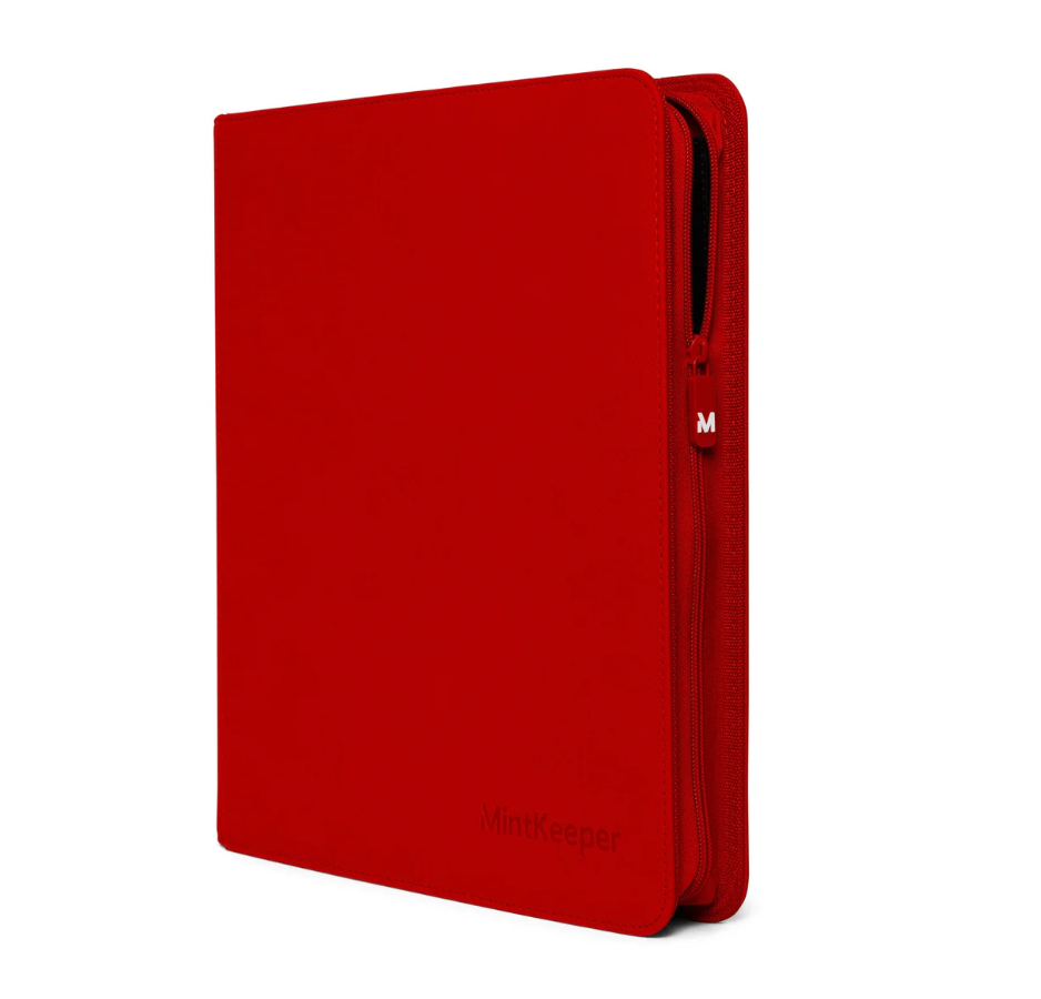 MintKeeper - Premium 12-Pocket Zip Card Binder