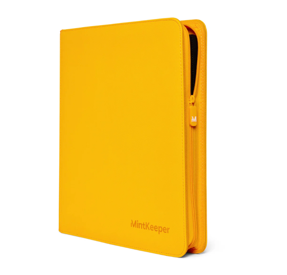 MintKeeper - Premium 12-Pocket Zip Card Binder
