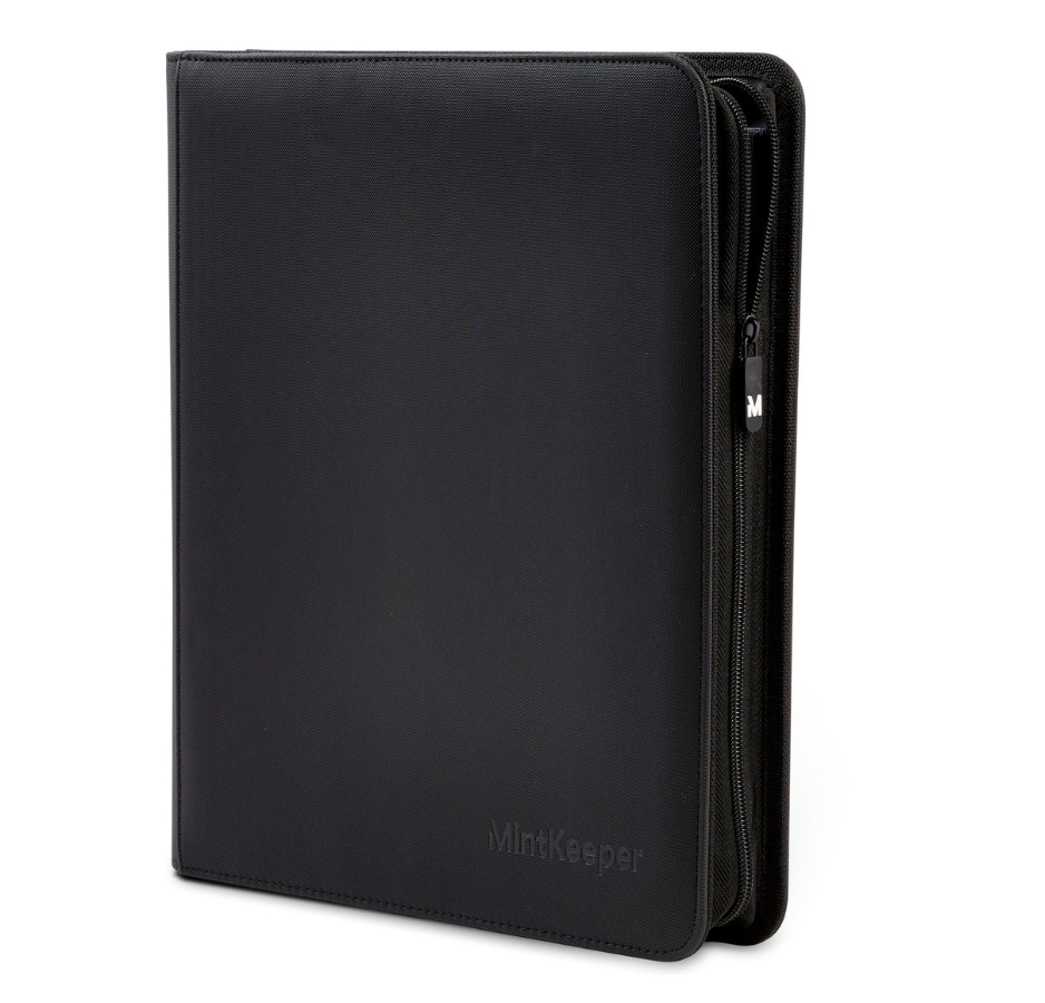 MintKeeper - Premium 12-Pocket Zip Card Binder
