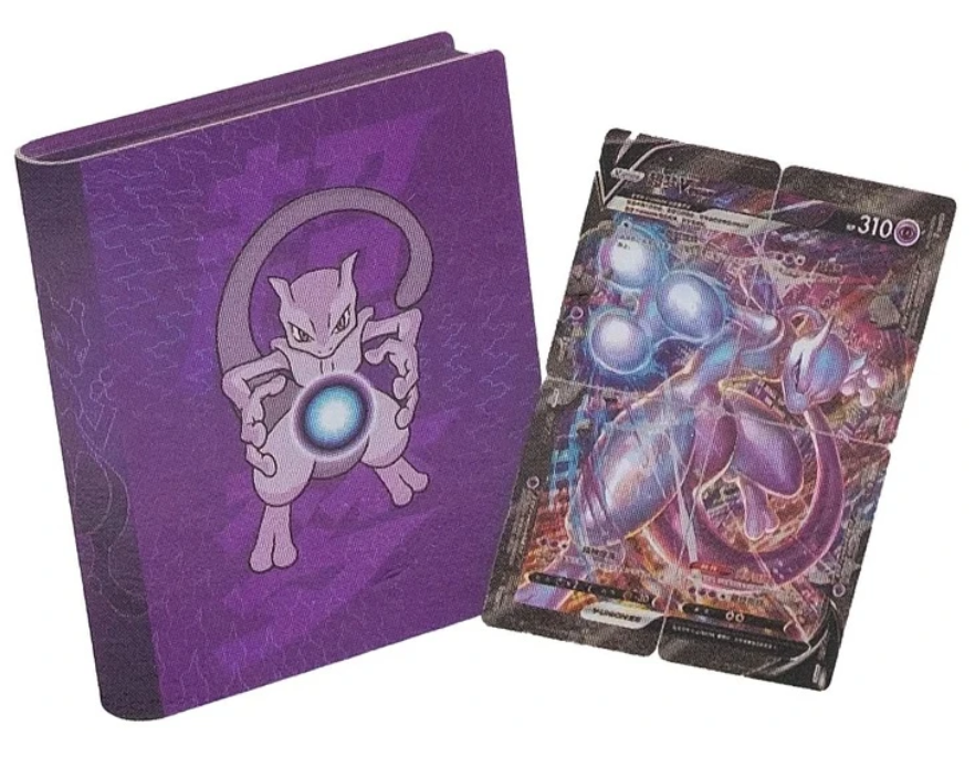 Pokémon TCG V-UNION Mewtwo Chinese sealed promo box • 4 cards and binder (CSE2)